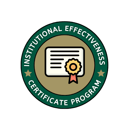 Institutional effectiveness certificate program